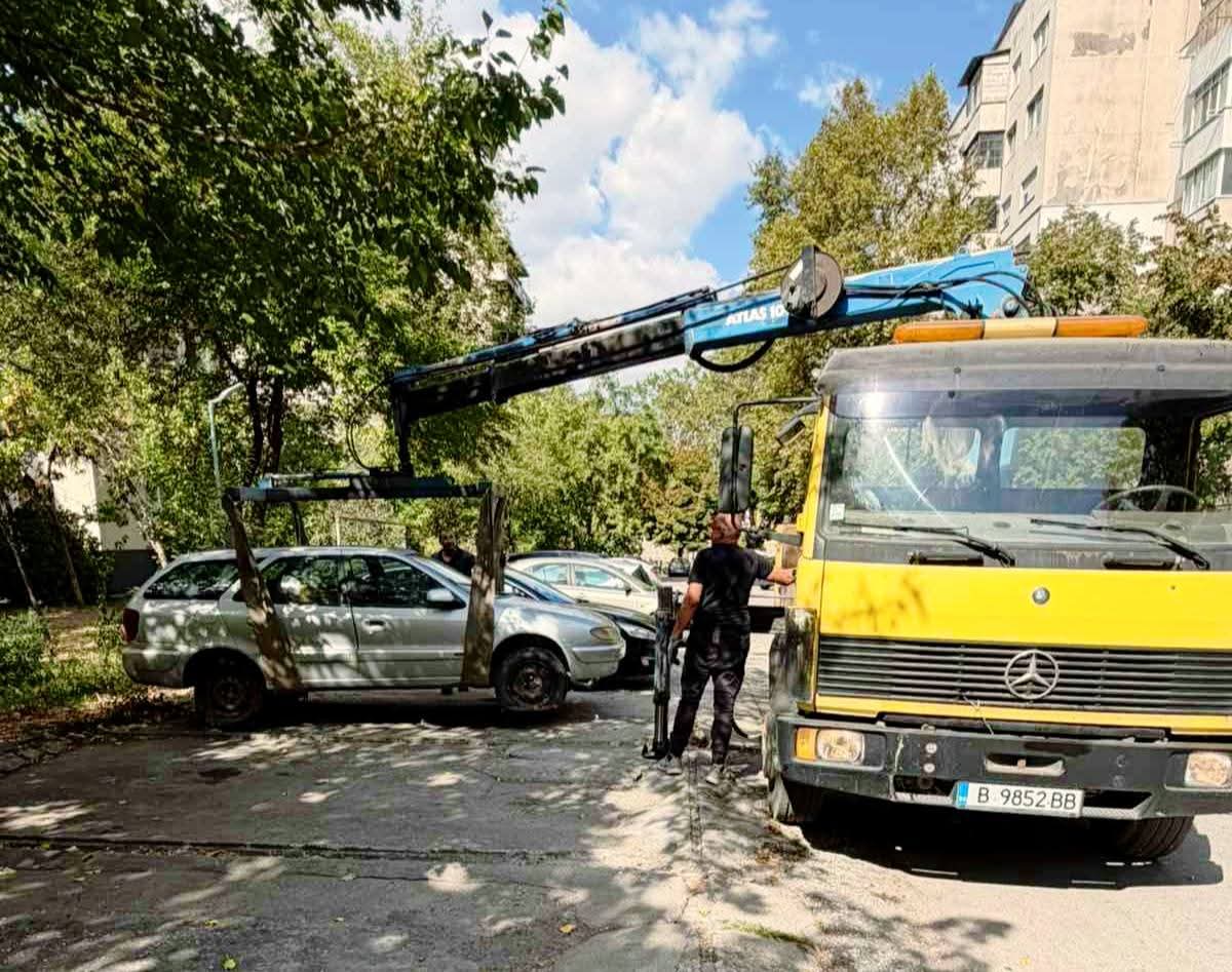 Район „Източен“ с поредна акция по репатриране на стари автомобили